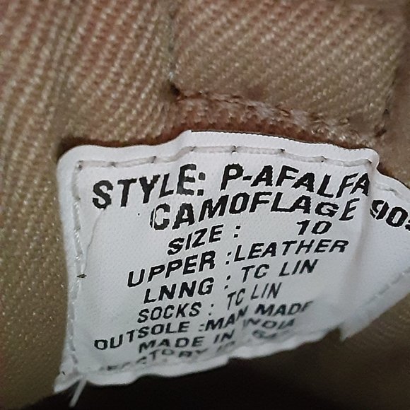 Steve Madden Men's Suede P-Afalfa 905 Camo Print Sneaker US 10 Comfy Casual Shoe - Picture 10 of 10